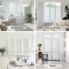 Haton Window Privacy Film, Frosted Glass Static Cling Sun Heat