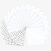 White Permanent Vinyl for Cricut, 12" x 12" Permanent Adhesive