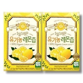 2 boxes of 1 lemon per day organic lemon juice 20g x 14 packets / 1일1레몬 유기농 레몬즙 20g x 14포 2박스