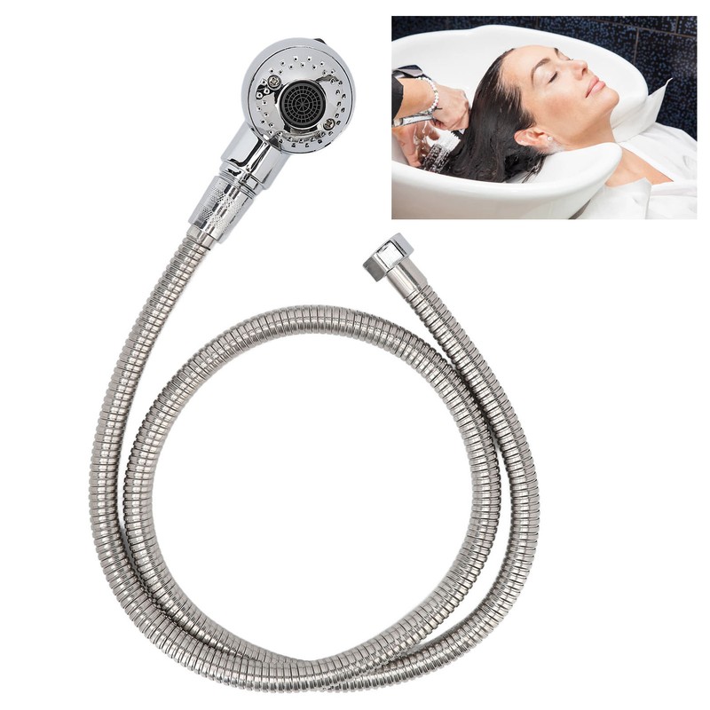 Shampoo Bowl Faucet Pressurization Water Saving 100cm Pipe 120cm Soft