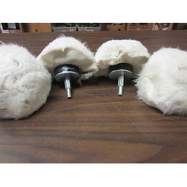 10 Goliath Industrial 4" Mushroom Buff Polishing Buffing Wheel Detail Brush Lmb