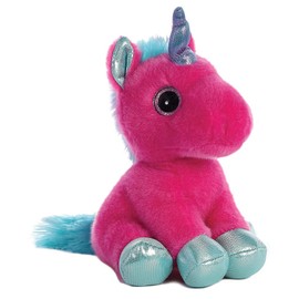 Aurora, 60861, Sparkle Tales, Starlight Unicorn, 7In, Soft Toy, Hot Pink