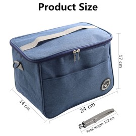 6L Cool Bag, Small, Insulated Bag, Lunch Bag, Cool Bag, Mini Foldable Lunch Bag, Picnic Bag, Lunch Bag for Work, School and Travel, Picnic