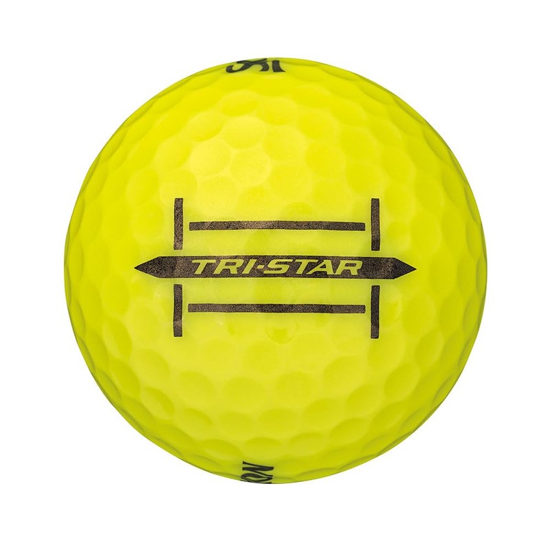 SRIXON TRI-STAR5 Golf Ball YEL Sleeves (Pack of 3) (Yellow/FF/Men's)