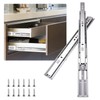 22 inch Drawer Slides 4 Pairs (8pcs) Soft Self Close
