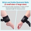 Patient Medical Restraints with Quick Release Buckles, Bed Restraints Belts