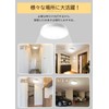 POOPEE LED Sensor Light, Small, with Motion Sensor, Ceiling Light,