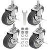 AAGUT 3 Inch TPR Heavy Duty Casters 3/8"-16 x 1
