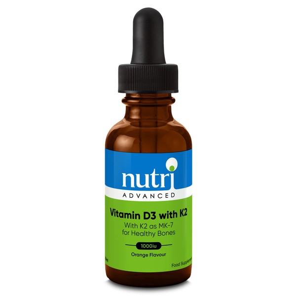 Nutri Advanced - Vitamin D3 with K2 Liquid Drops - Orange 30ml