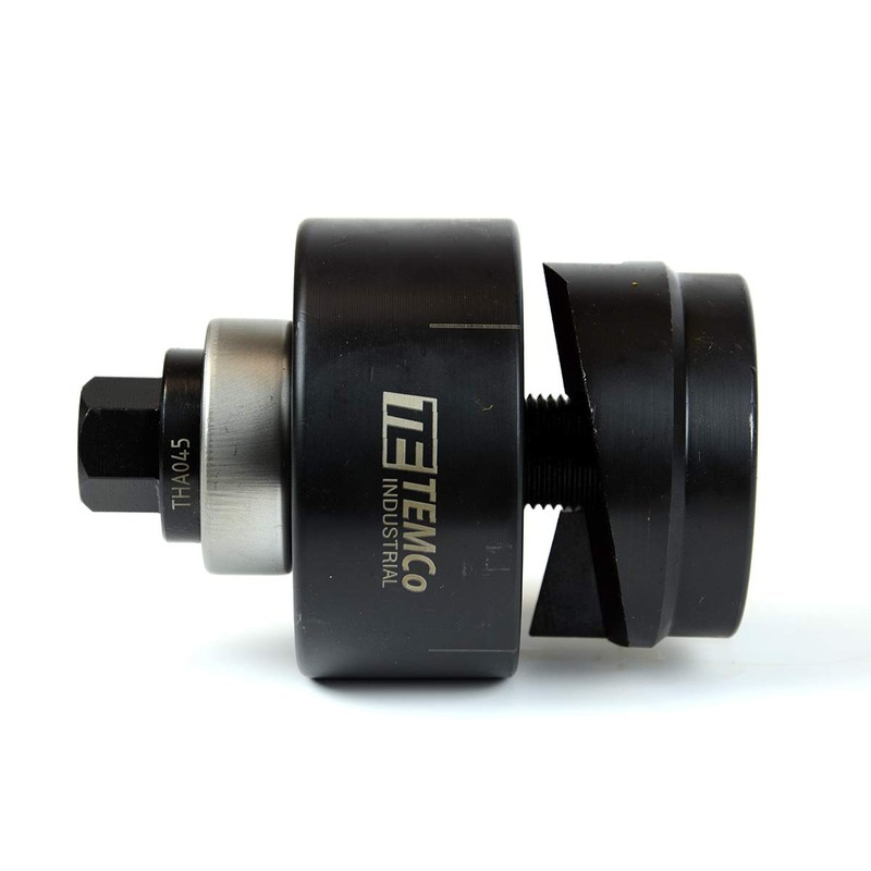 TEMCo TH0396-2 Conduit Hole Size Knockout Punch Unit with Manual