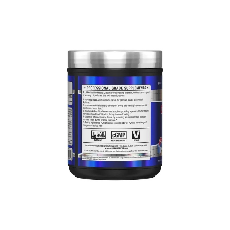 Allmax L-citrulina Malate 2:1 300 Gramos 150 Servicios
