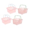 VILLFUL 4pcs Storage Baskets with Open Design Desktop Organizers for