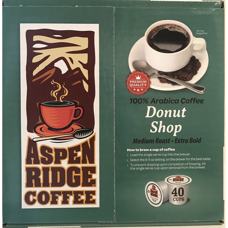Aspen Ridge Coffee K Cups - Donut Shop Single Serve