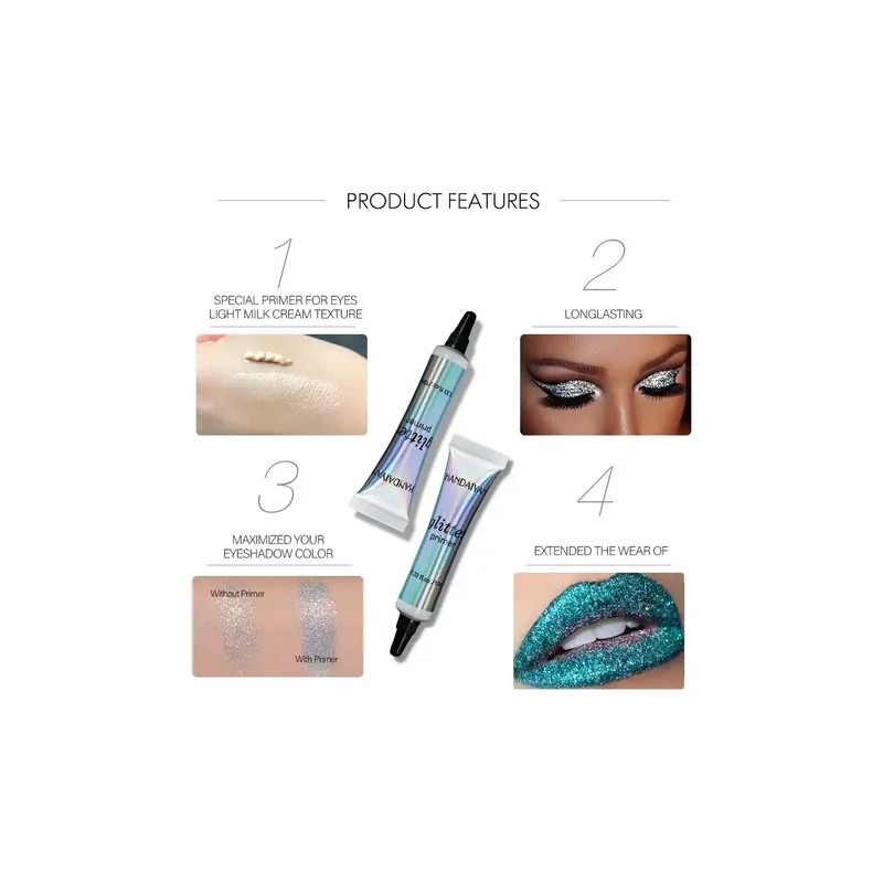 Primer Fijador Sombras Glitter Handaiyan Profesional Neutral