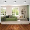 Baocicco 12x8ft Living Room Photography Backdrop Interior Room Sofa Green