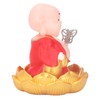 Nodding Smiling Buddha Maitreya Automatic Laughing Car Dashboard Solar Buddha