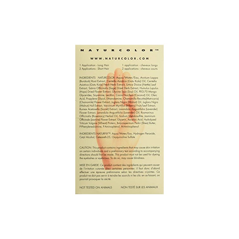 Naturcolor 4M Pomegranate castaño tinte para cabello, 4 onzas
