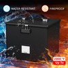 Fire Proof File Box for Documents - Portable Fireproof Document