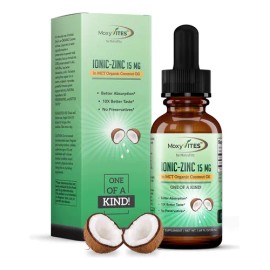 Zinc Orgánico Líquido Gotas En Coco Para Niños Y Adultos