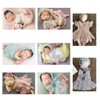 Newborn Lace Romper Baby Girl Photography Props with Headband Lace