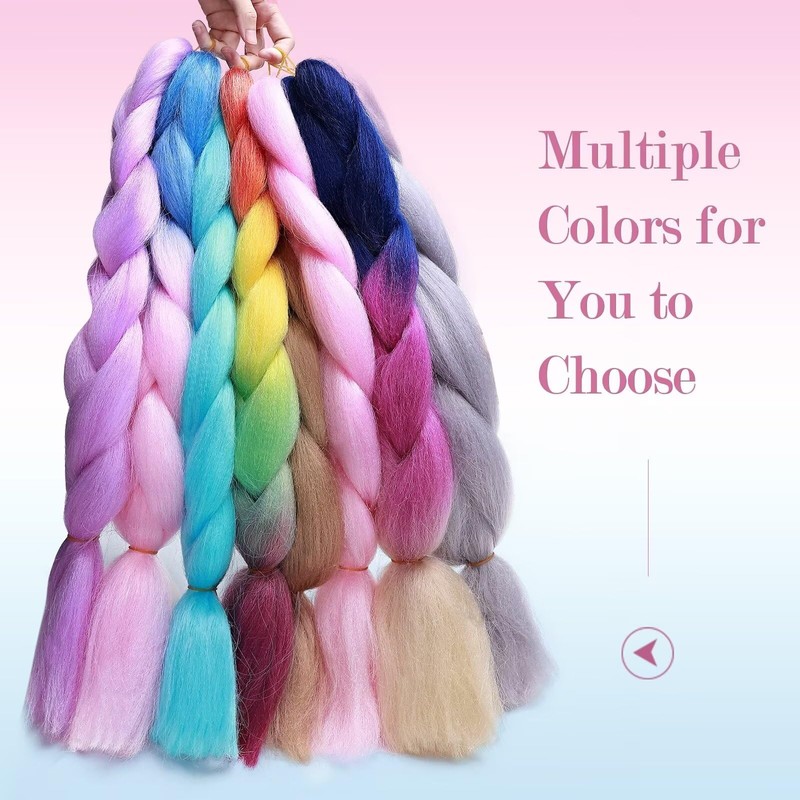 Tess Jumbo Braids, Hair Extensions, 60 cm, Kanekalon Synthetic Hair