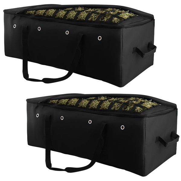 HDYEGY 2 Pack Hay Bale Bag,Heavy Duty 1600D Oxford Fabric