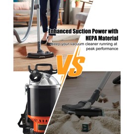 HEPA Cloth Bag Liner Replace 2KE2105000, Vacuum Cleaner Cloth Bag Fit for Royal RY4000 RY4001 Backpack Vacuum Cleaner Fit for Hoover C2401 C2401010 Shoulder Vac Pro Commercial Model, 2 PCS