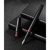 Picasso 916 - Pluma estilográfica con anillo rojo y negro