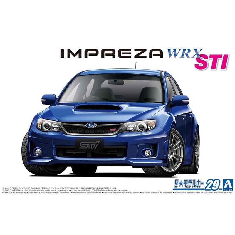 Aoshima Bunka Kyozai 1/24 The Model Car Series No.29 Subaru