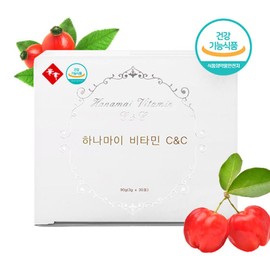 Hanamai 하나마이 아세로라 로즈힙 비타민 CC (30포/1개월분) Hanamai Acerola Rosehip Vitamin CC (30 sachets/1 month supply)