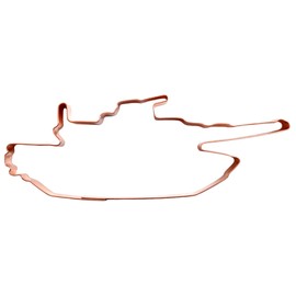 M1 Abrams Tank Cookie Cutter 6.5 Inch Handcrafted in USA by The Fussy Pup