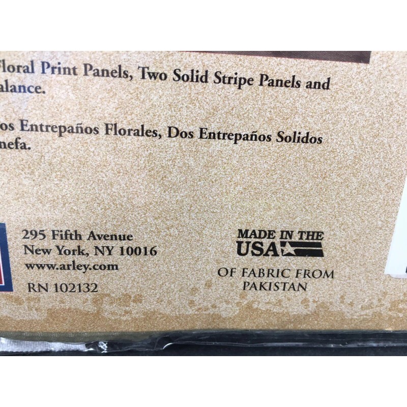 Arley (1)Vintage Rod Pocket Panel 42”x84” Solid/Stripe Panel Foam Back