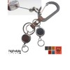 [highstyle] Made in Japan Tochigi Leather & Lightweight Aluminum Carabiner