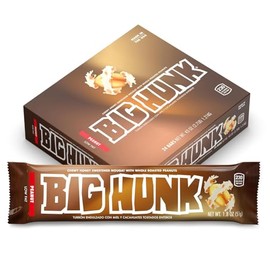 Annabell Big Hunk Nougat Candy Bars – 1.8 oz Each, Pack of 24 (Pack of 24, Peanut)