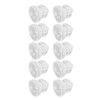 10 Pcs Sound Amplifier Dome Soft Silicone Anti Static Dual