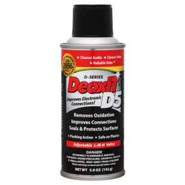 Hosa D5S-6 CAIG DeoxIT Contact Cleaner 5oz 2 Pack Bundle