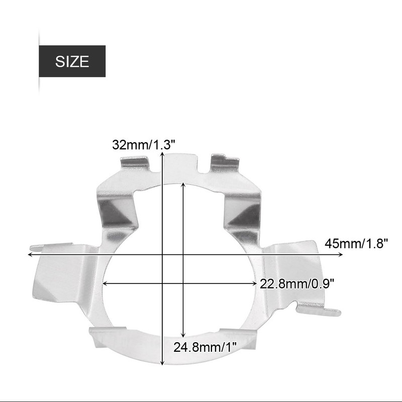 E60 H7 LED Donus Door 2 Pieces Aluminium H7 LED