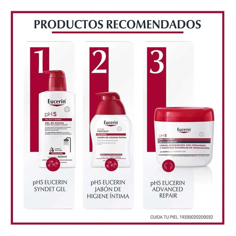 Gel Ph5 Syndet Piel Sensible 400ml Eucerin