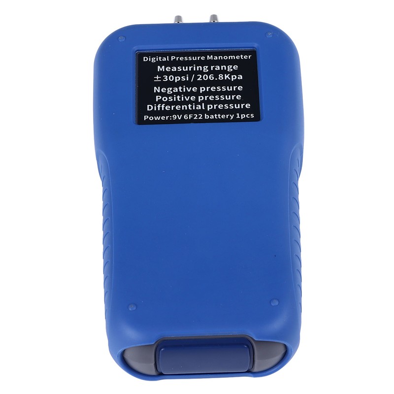 Digital Manometer High Accuracy 11 Units LCD Backlit Air Differential