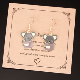 Koala Gifts for Women Earrings Cute Adults Koala Bear Teachers Earing Jewelry Koala Earrings