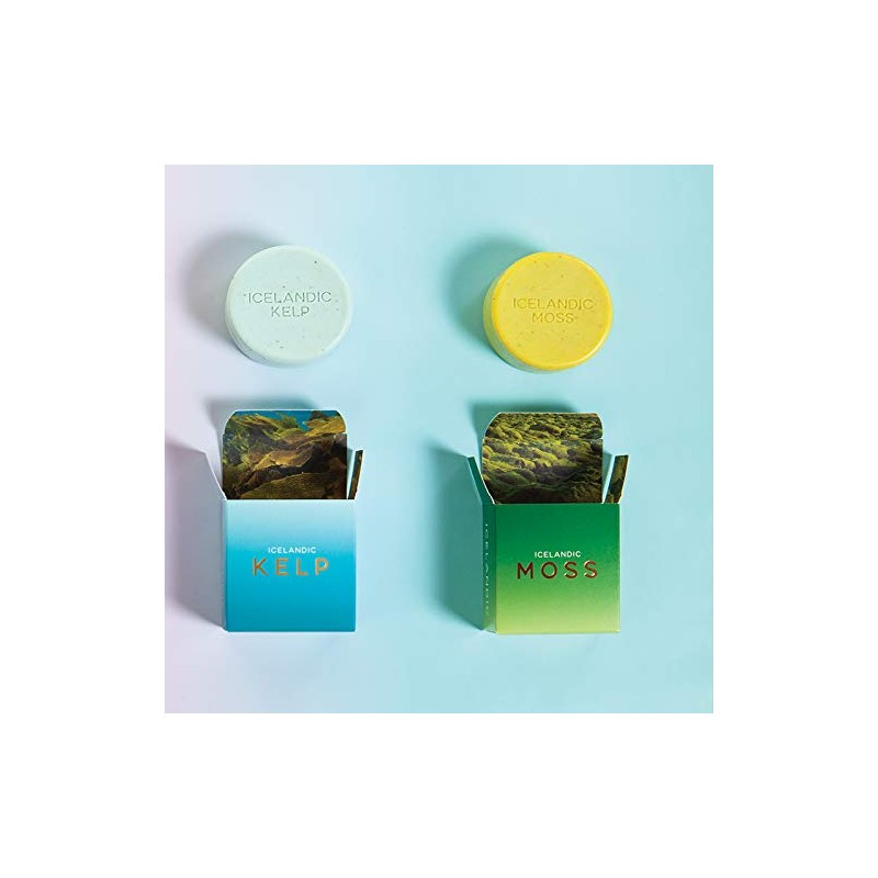 Organic Exfoliating Bars of Soap, Natural Ingredients, Assorted Scents, Icelandic
