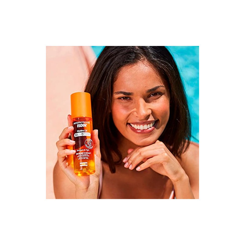 ISDIN Fotoprotector HydroOil SPF 30 - Protector solar corporal bifásico