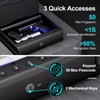 PINEWORLD Gun Safe For Handgun, Gun Case, Biometric Gun Safe