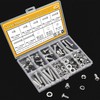 129 Pieces M6 Machine Screws Nuts Washers Set, Sutemribor M6