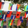 Outanaya World National Flags String Banner Countries Decorative Flags for
