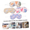 IWOWHERO 4pcs Portable Sleeping Eye Masks Lightweight Breathable Eye Covers