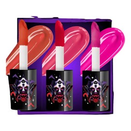 Kit Tinta Para Labios Malagna Labial Líquido Gothic Vampiria