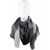Rotfuchs Woven Scarf Checked Herringbone Fashion Grey White 100% Wool