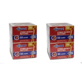 20 Boxes Diamond Wooden Strike On Box 640 Matches