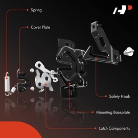 A-Premium Front Hood Latch Assembly Compatible with Subaru Vehicles - Impreza 2008 2009 2010 2011 2012 2013 2014, Front Hood Lock Catch - Replace# 57310FG011, 57310FG010
